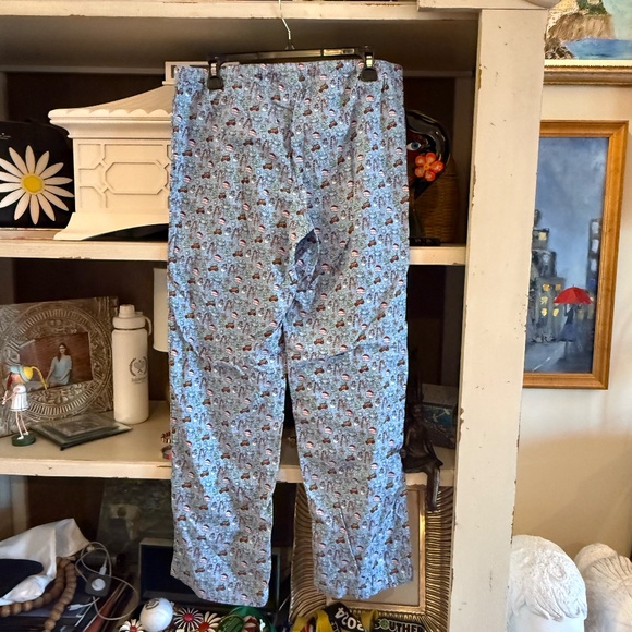 Mens Small S vineyard vines Santa Whale christmas flannel pajamas pj pants - Picture 6 of 6